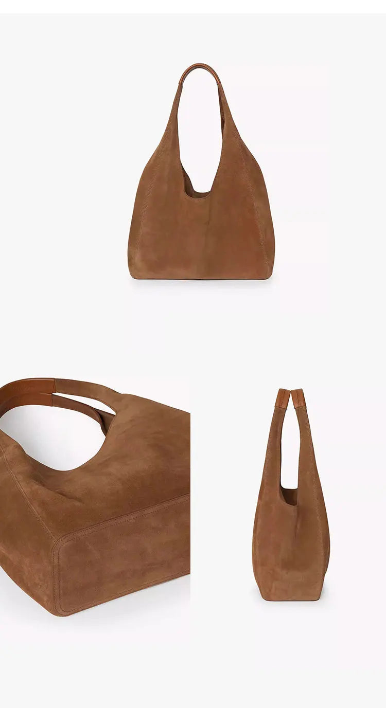 Slouchy Wide Shoulder Tote