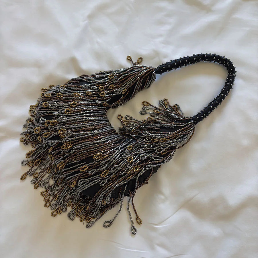 Fringe Chain Shoulder Bag