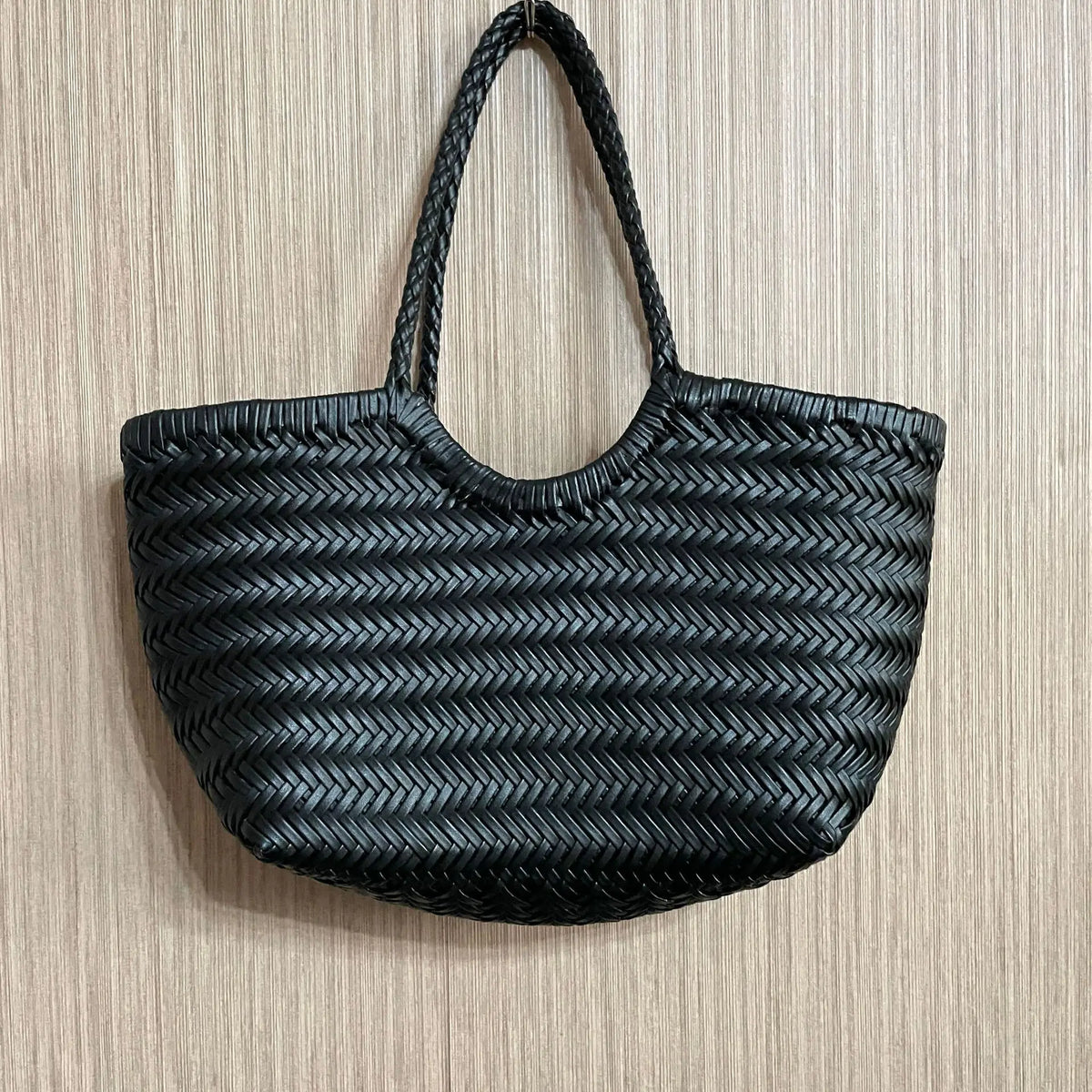Woven Hobo Shoulder Bag