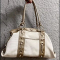 Studded Belt Detail Bowling Bag