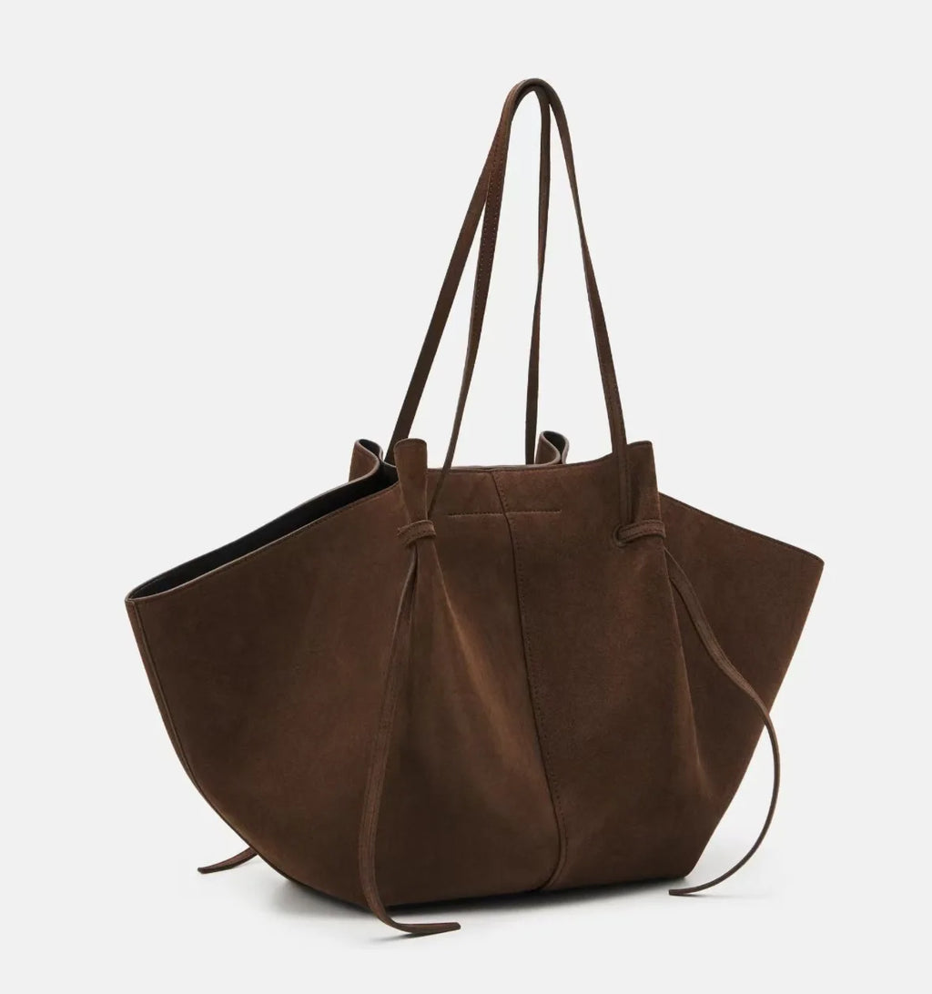 Winged Shoulder Tote Bag