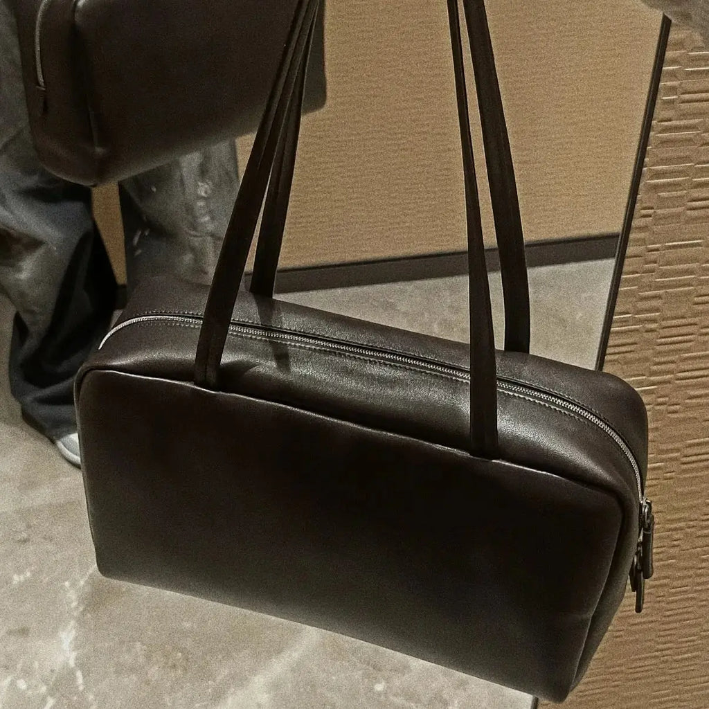 Rectangular Boston Shoulder Bag