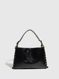 Braided-Strap Hobo Bag