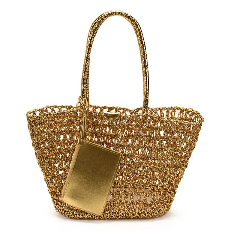 Open-Weave Tote Bag