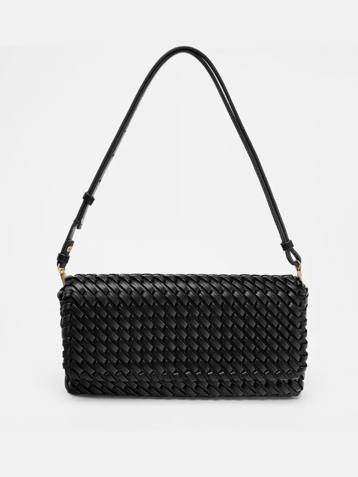 Woven Rectangular Shoulder Bag