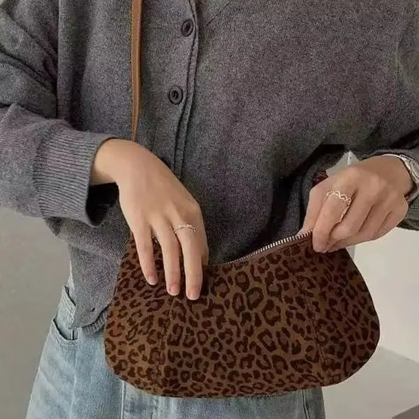 Leopard-Print Shoulder Bag