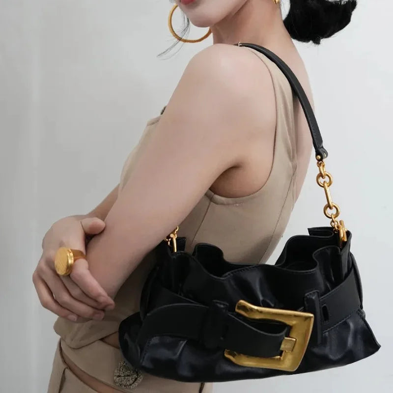 Buckle Shoulder Bag