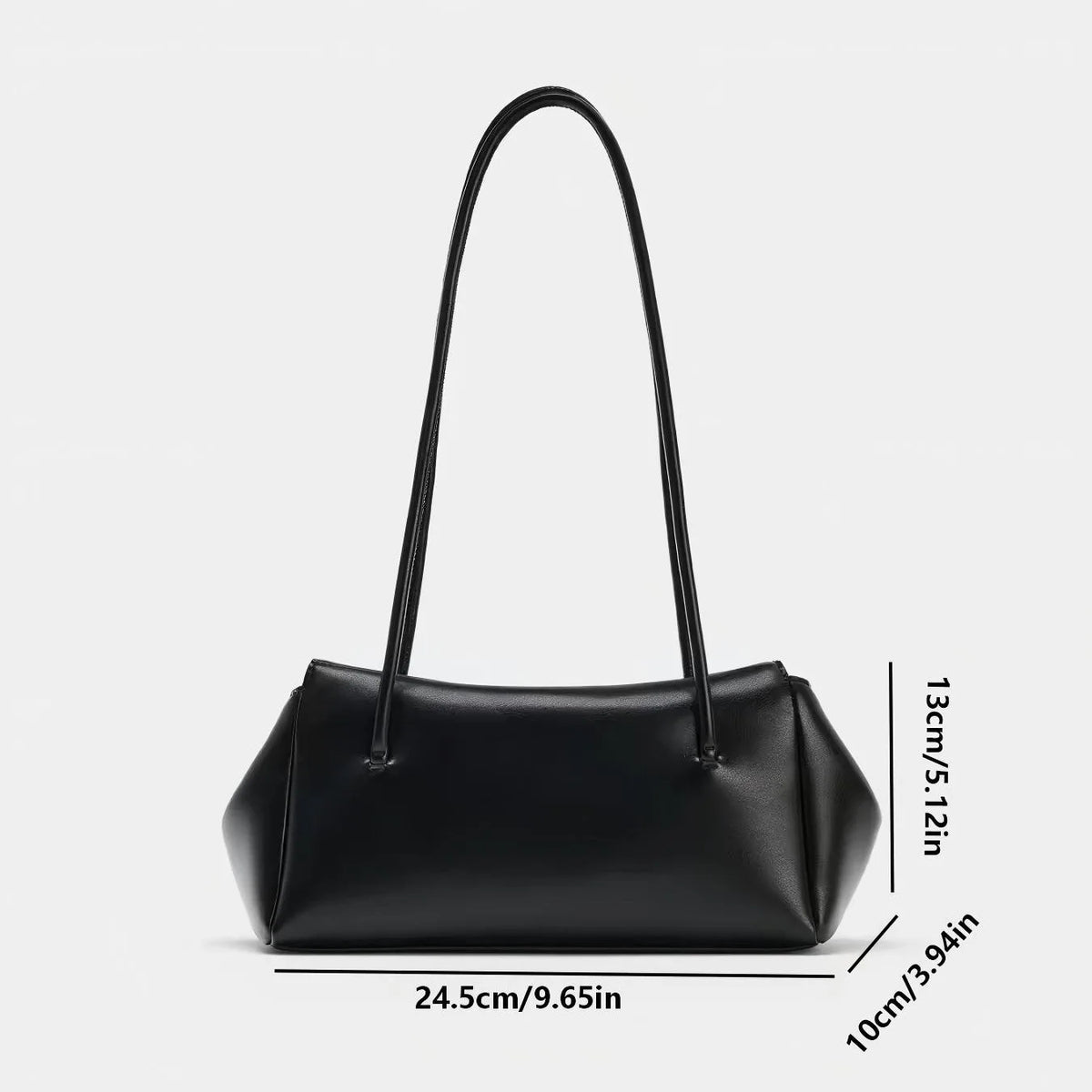 Folded End Shoulder Bag