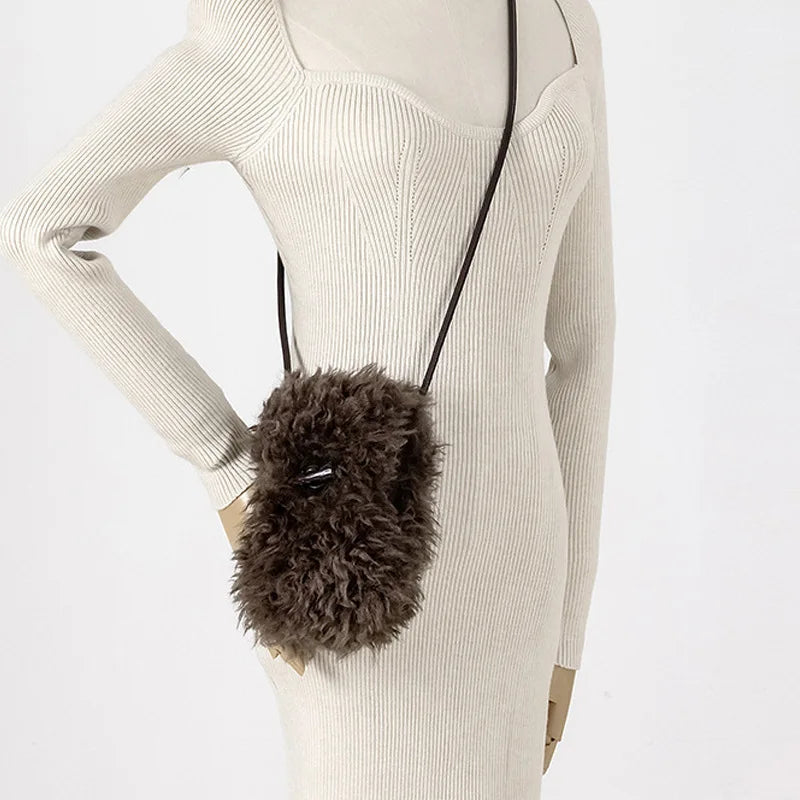 Plush Crossbody Bag