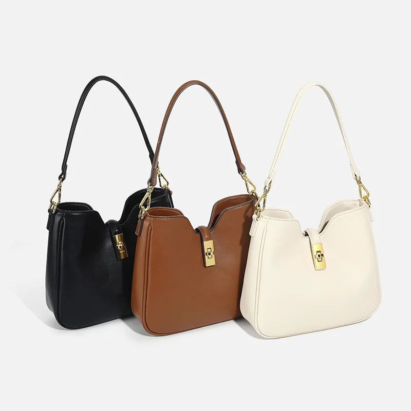 Notched Shoulder Bag