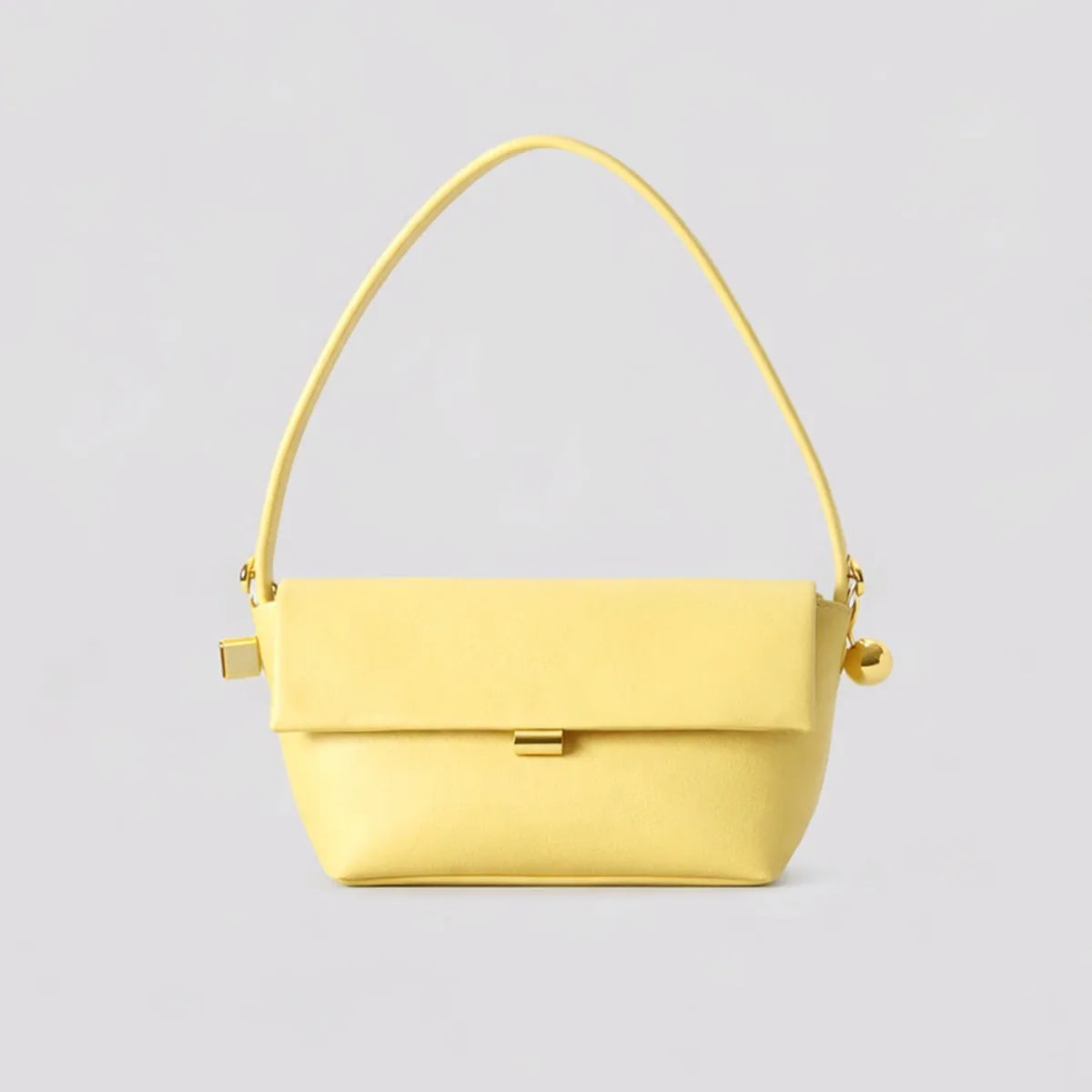 Structured Flap Shoulder Bag