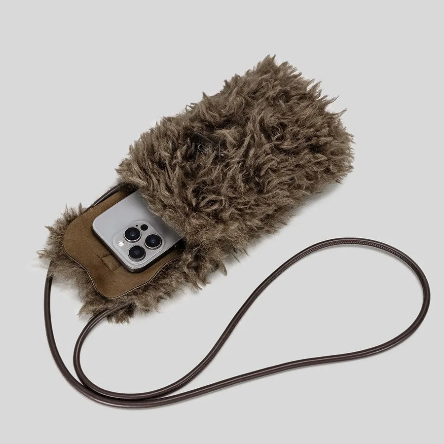 Plush Crossbody Bag