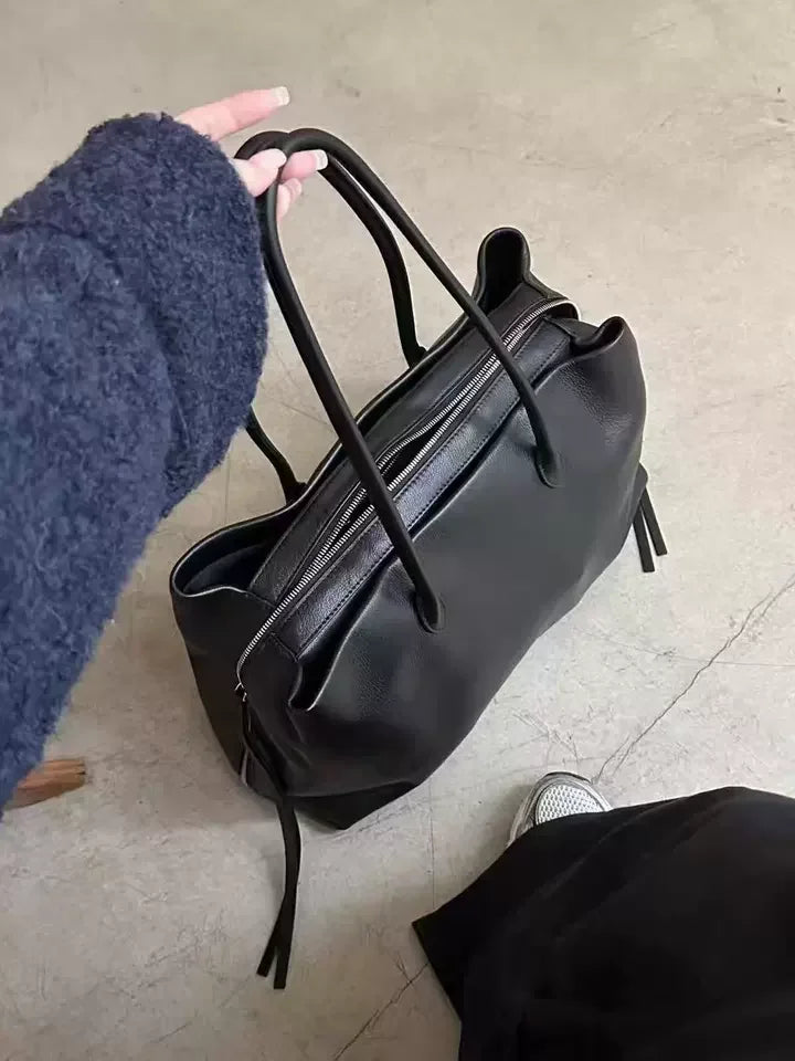 Soft Double-Handle Tote Bag