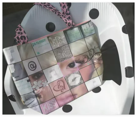 Graphic Leopard-Print Tote Bag