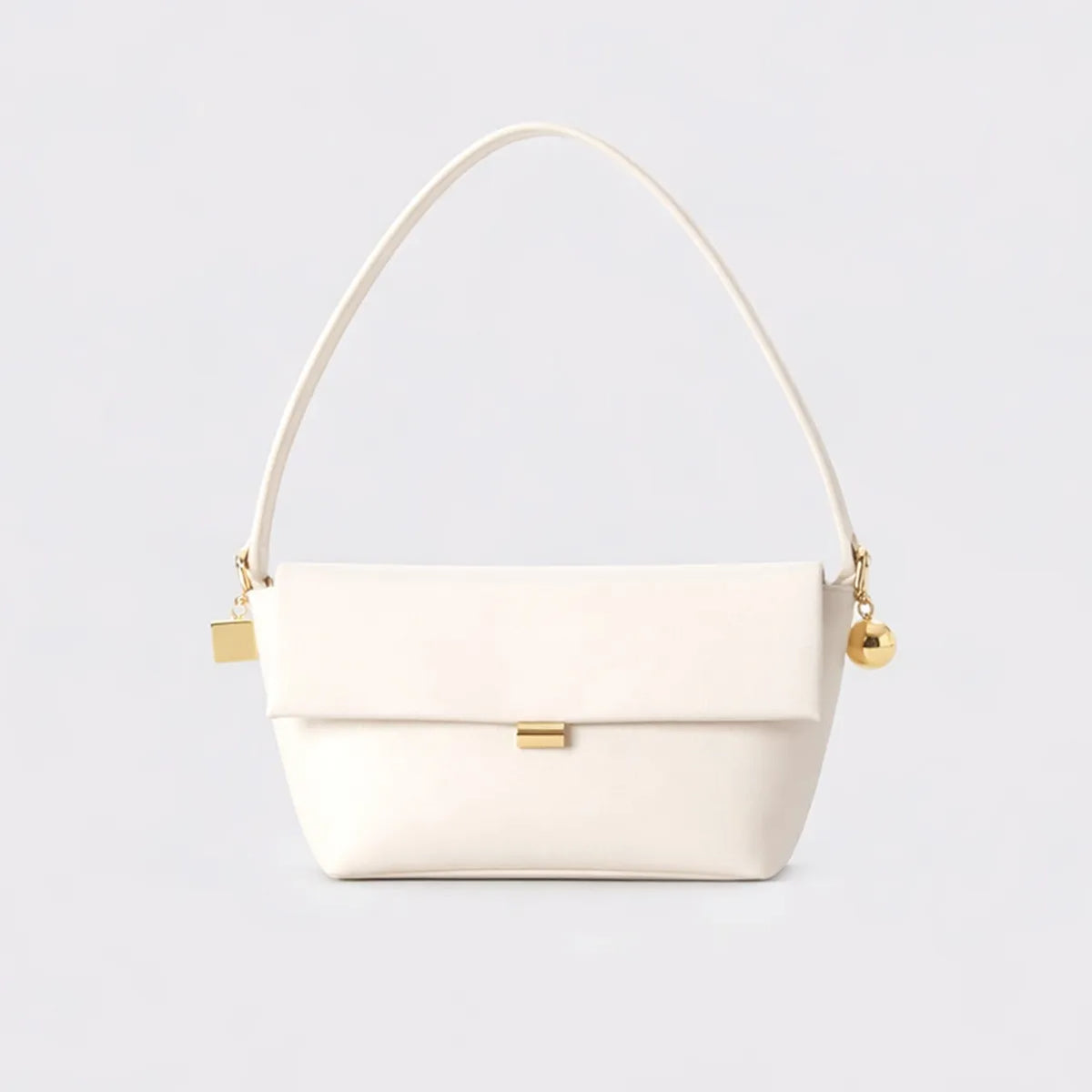Structured Flap Shoulder Bag
