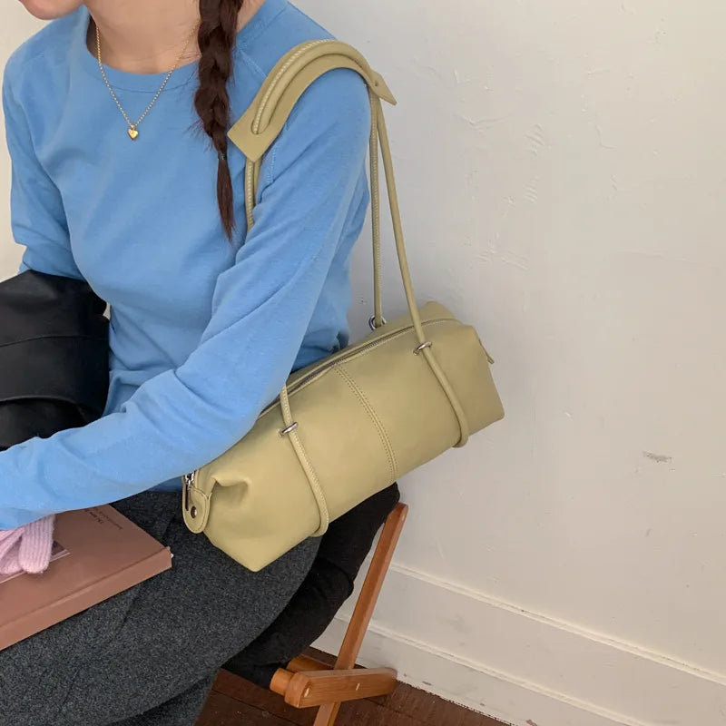 Cylindrical Shoulder Bag