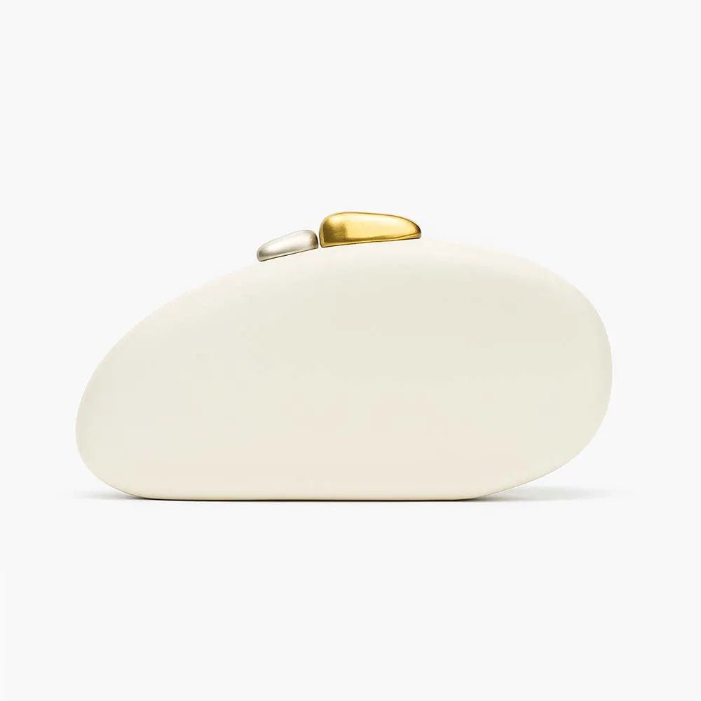Oval Box Clutch Bag