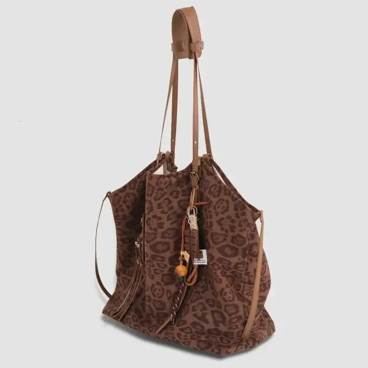 Leopard-Print Shoulder Bag