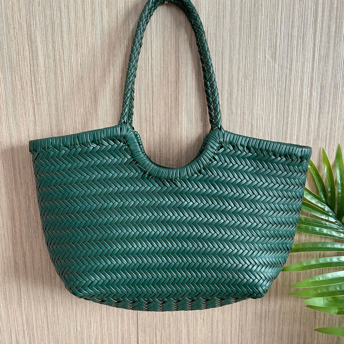 Woven Hobo Shoulder Bag