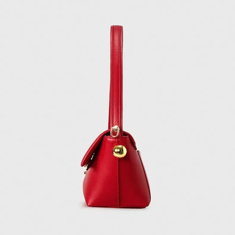 Structured Flap Shoulder Bag