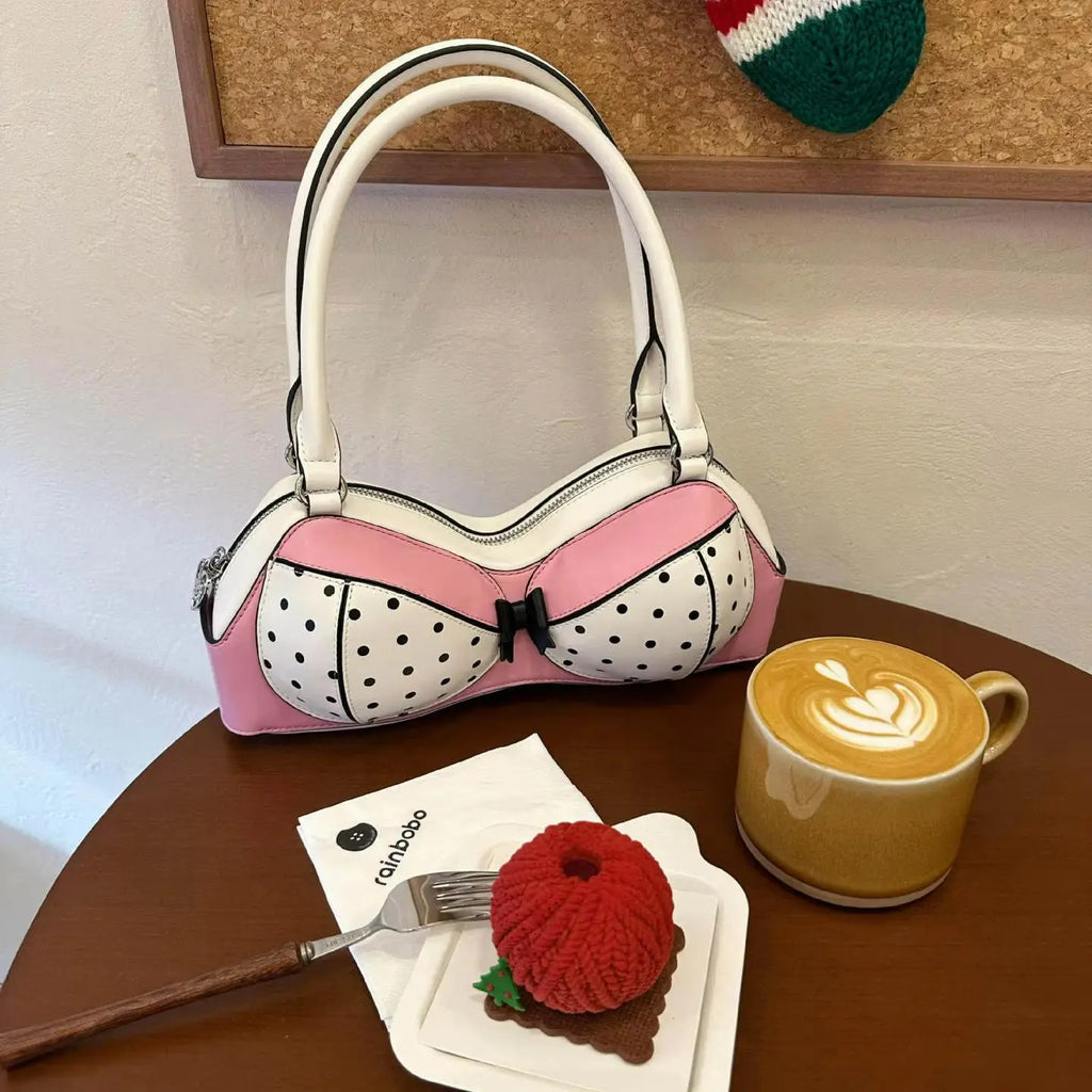 Polka-Dot Bikini Shoulder Bag