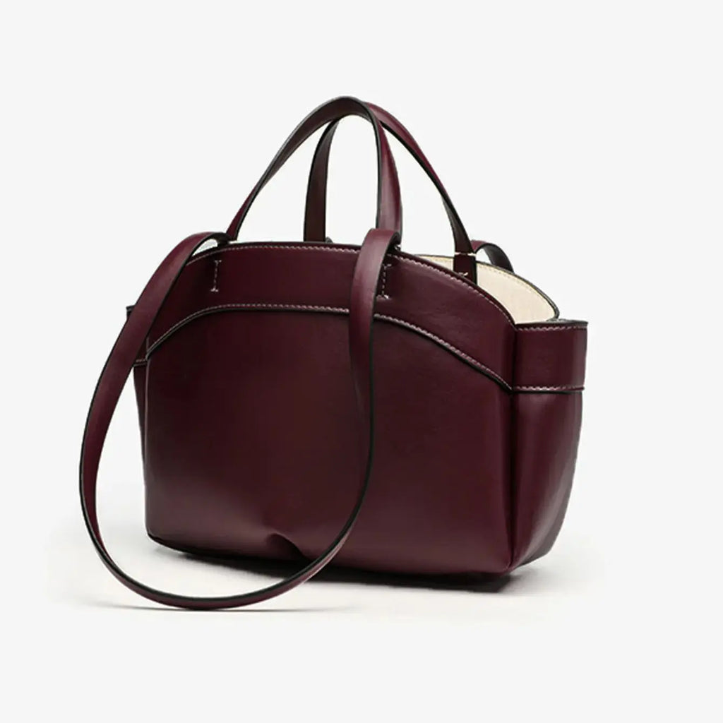 Structured Top-Handle Tote Bag