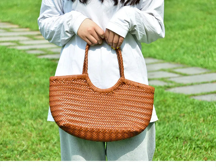 Woven Hobo Shoulder Bag