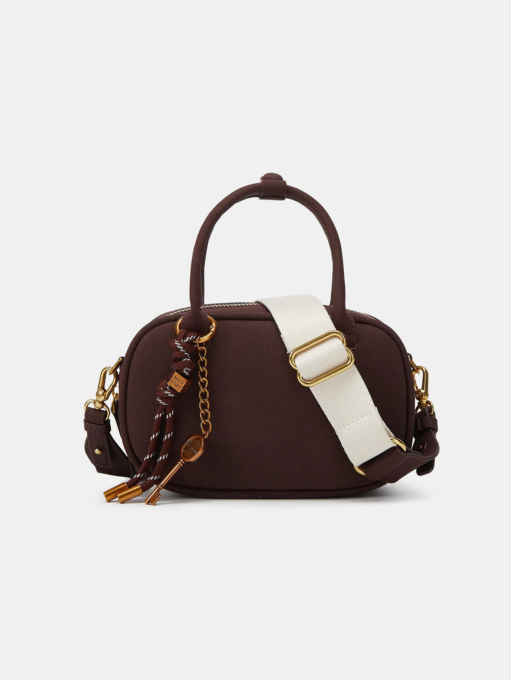 Rounded Top-Handle Crossbody Bag