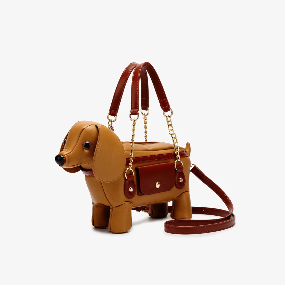 Dog-Shaped Crossbody Bag