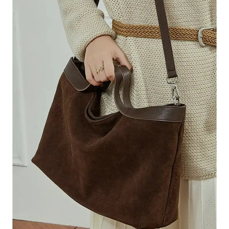 Winged Shoulder Tote Bag