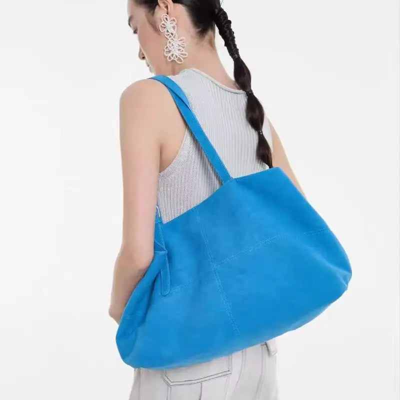 Blue Soft Tote Bag