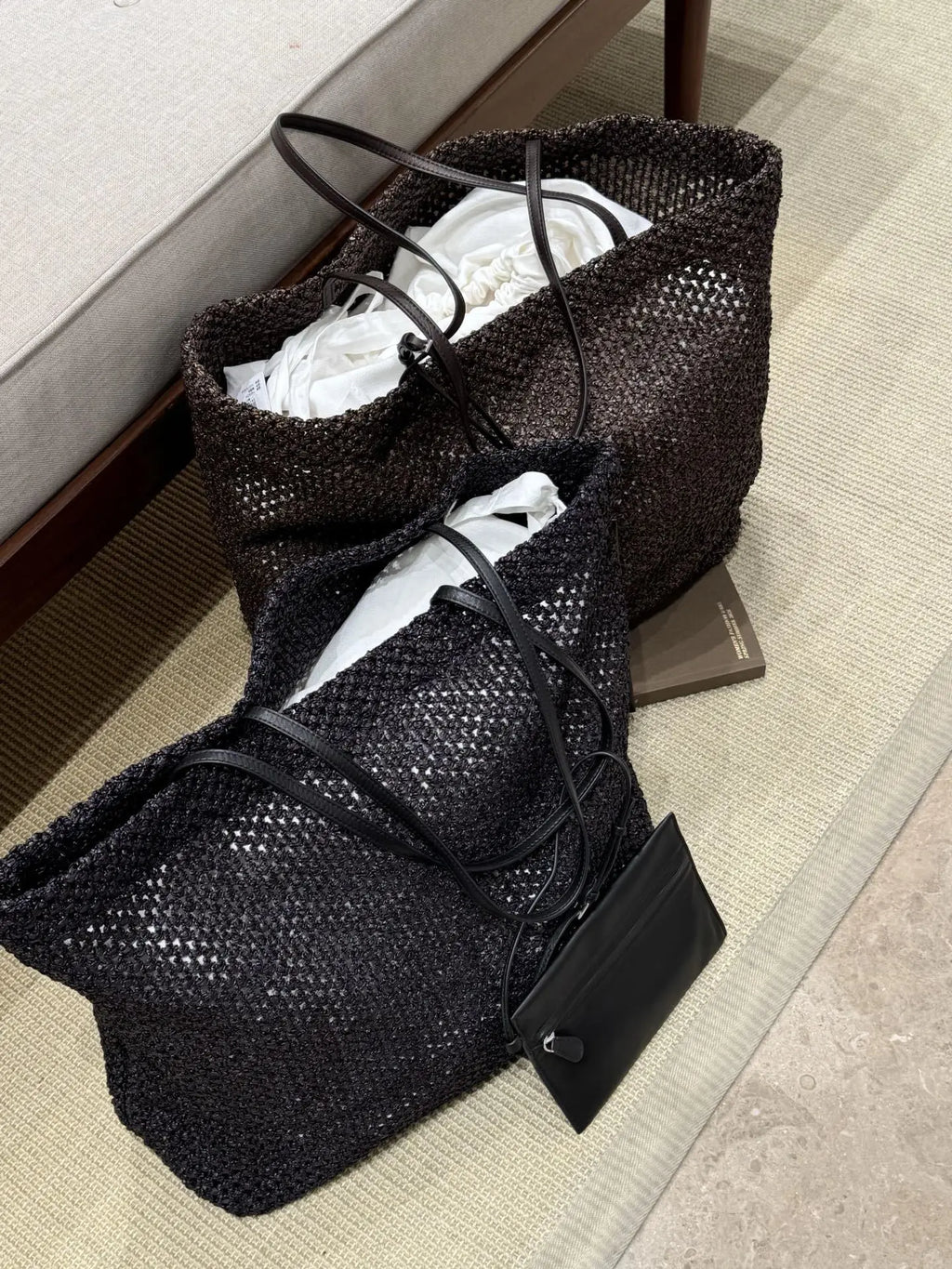 Open-Weave Tote Bag