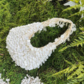 Disc-Embellished Shoulder Bag