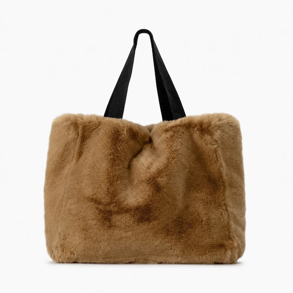 Plush Shoulder Tote Bag