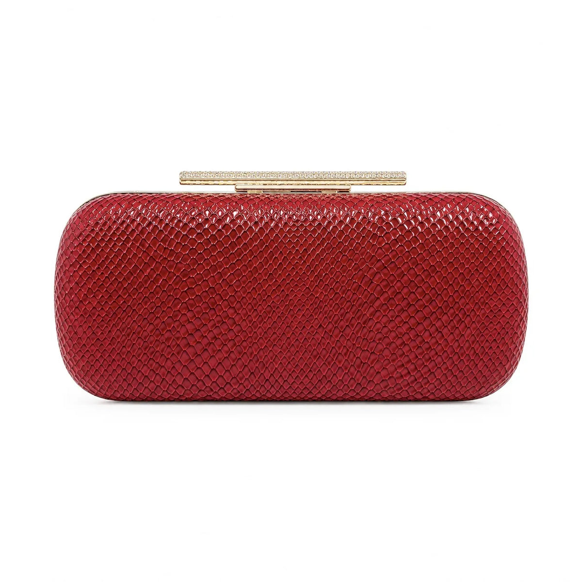 Textured Box Evening Clutch