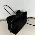 Gathered Side Shoulder Tote