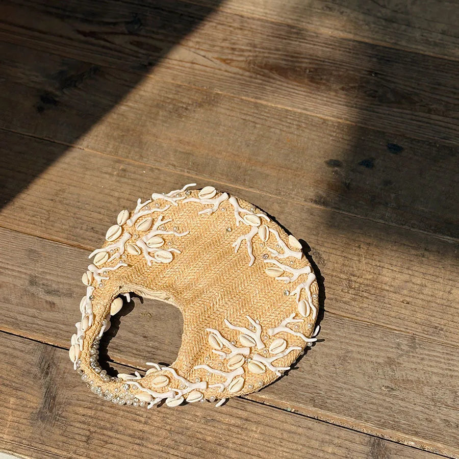 Fringed Round-Handle Handbag
