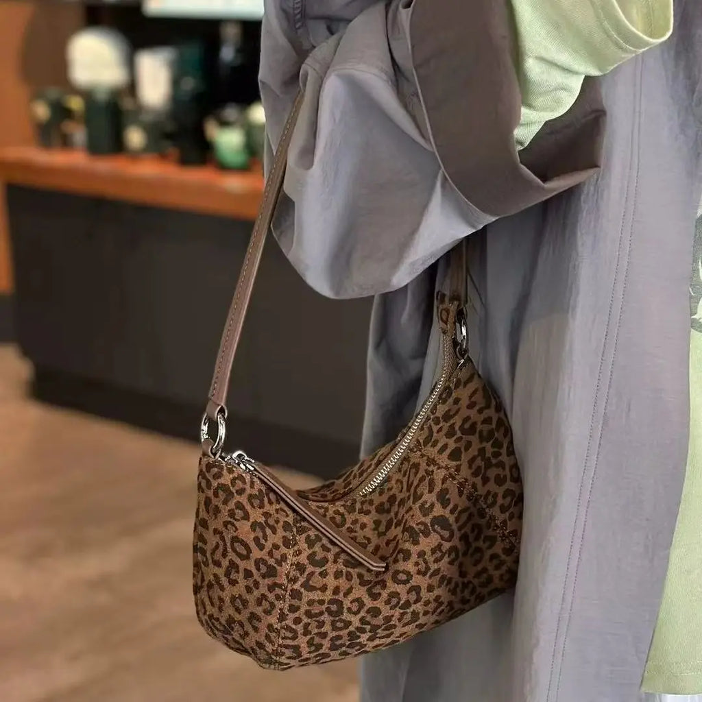 Leopard-Print Shoulder Bag