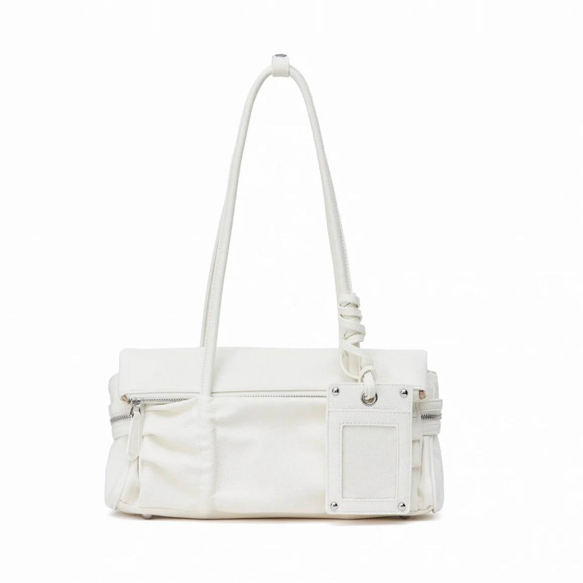 Ruched Pocket Shoulder Bag