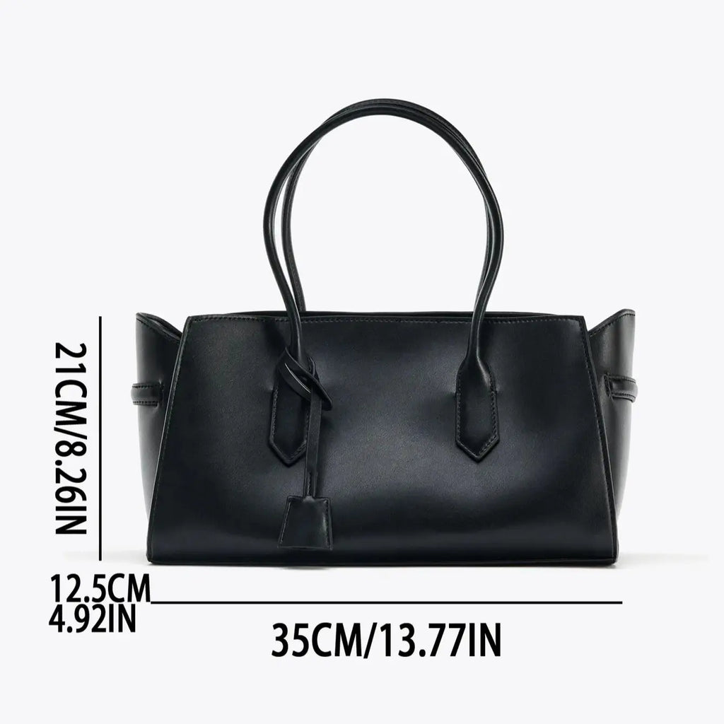 Structured Shoulder Tote Bag