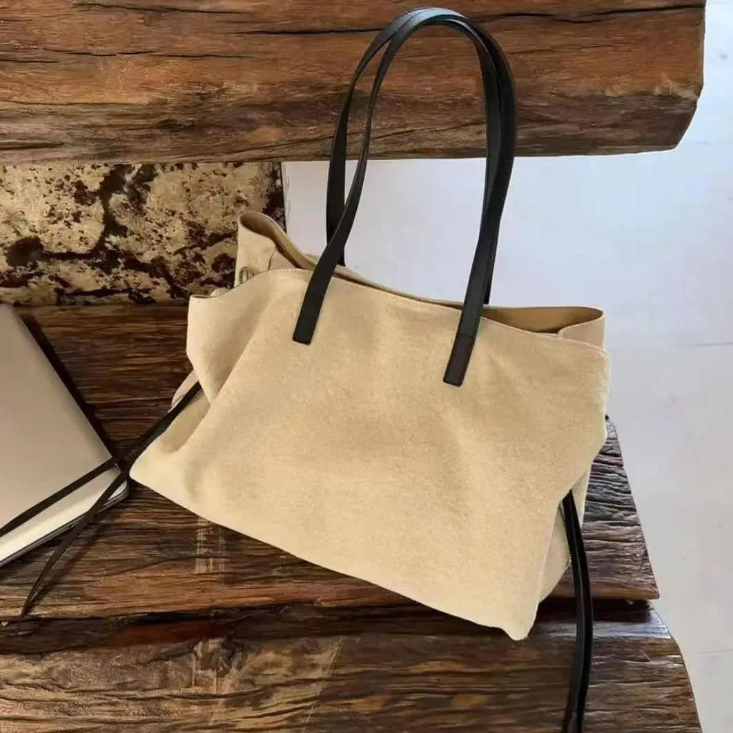 Double-Strap Soft Tote Bag