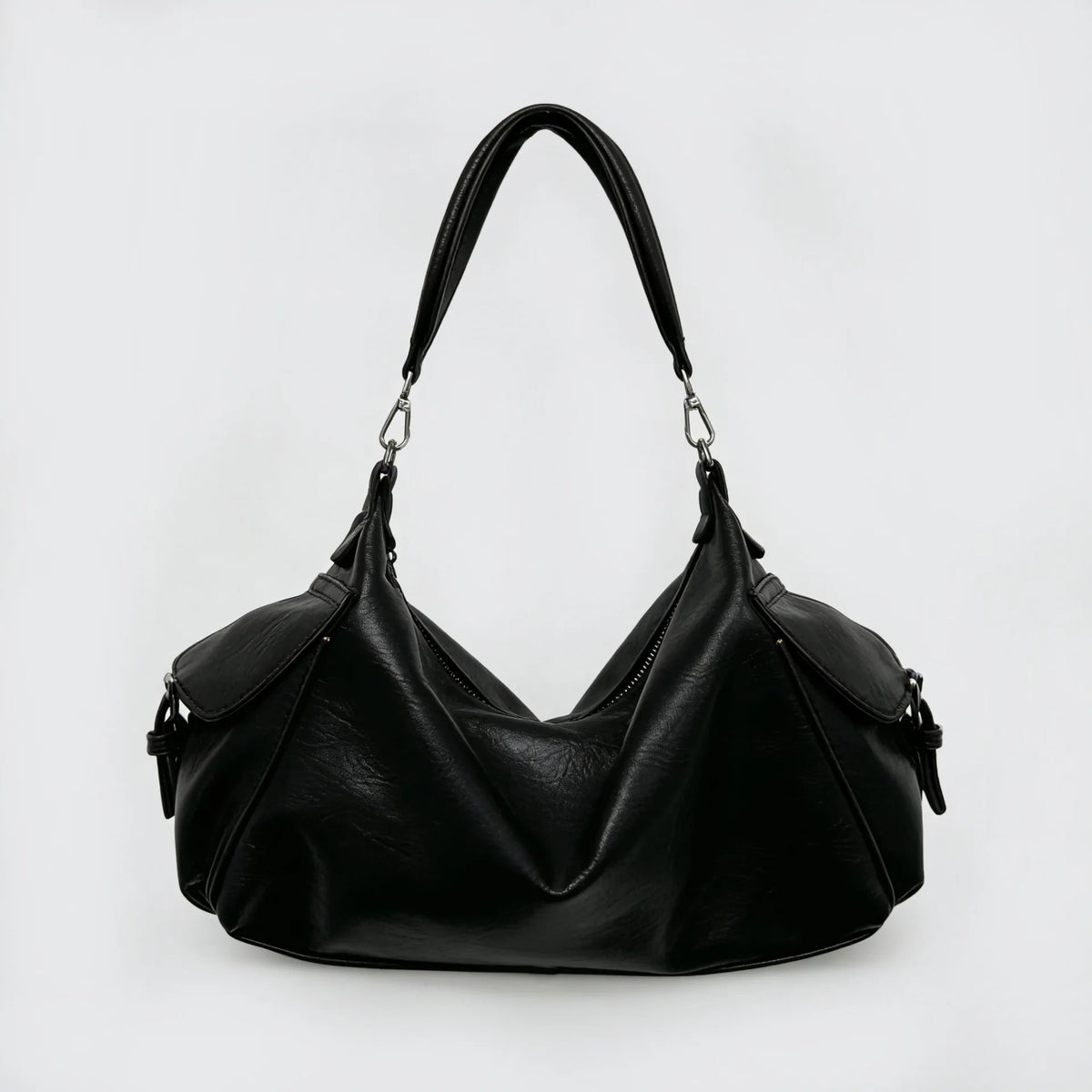 Slouchy Pocket Shoulder Bag
