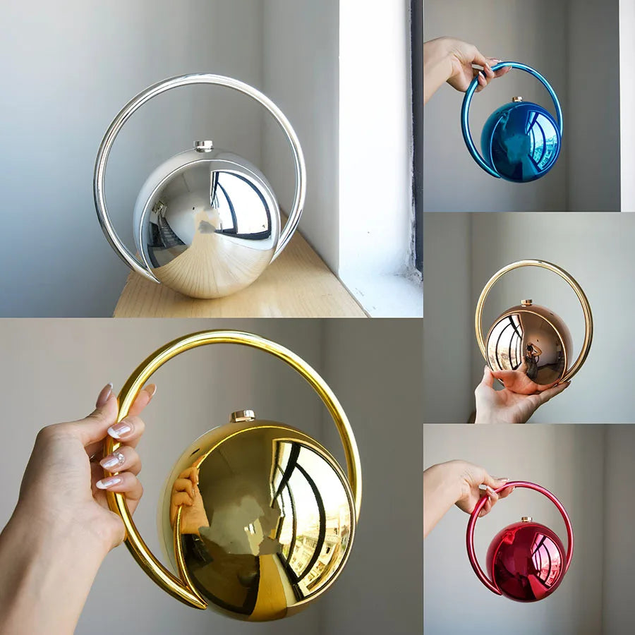 Round Evening Handbag