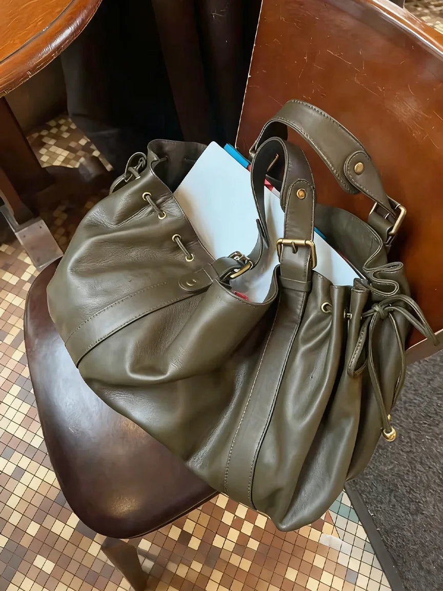 Gathered Shoulder Bag