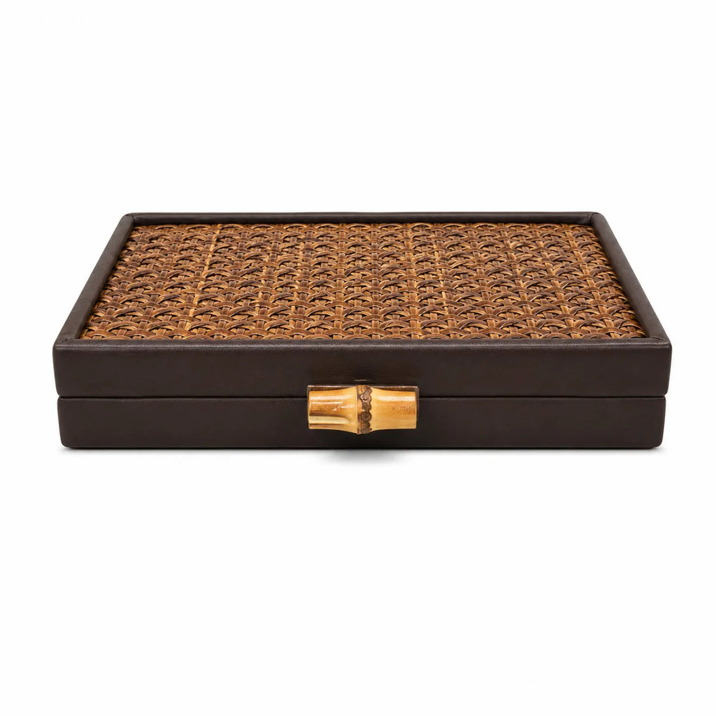 Woven Frame Clutch Bag
