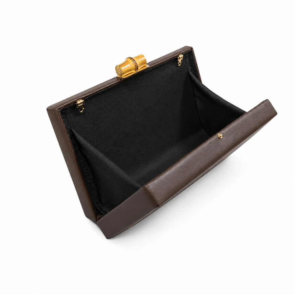Woven Frame Clutch Bag