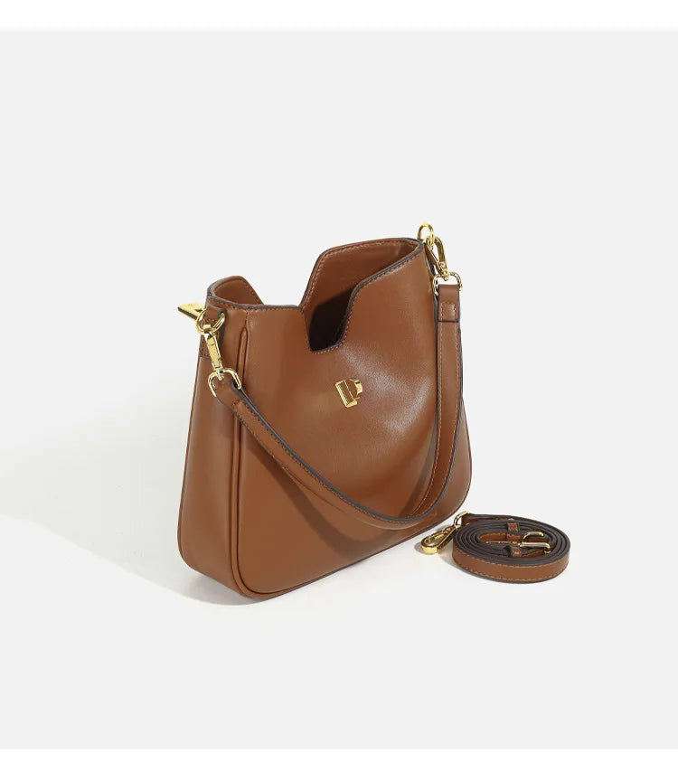 Notched Shoulder Bag