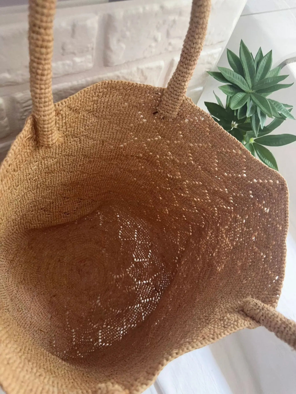 Textured Woven Shoulder Tote