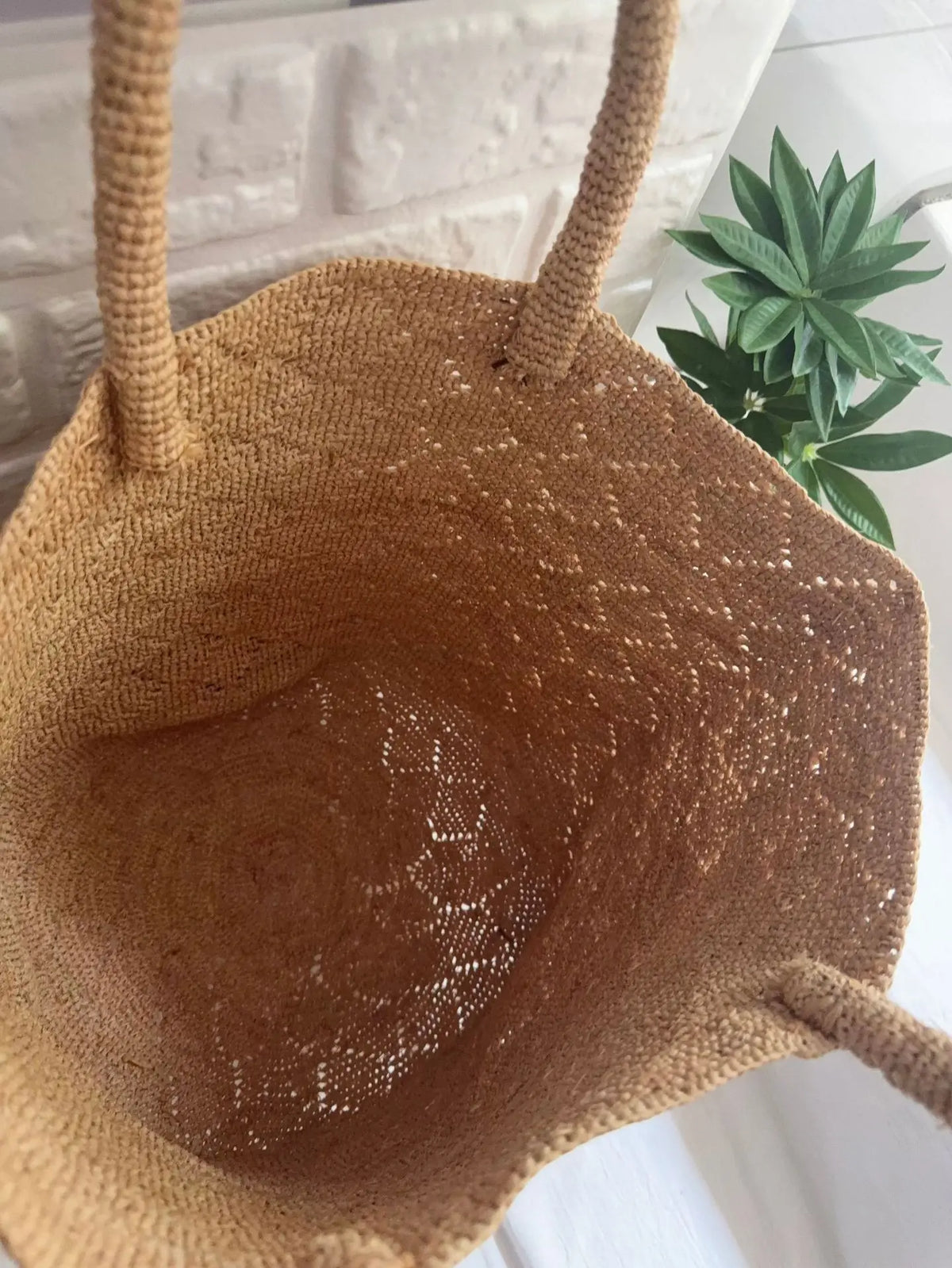 Textured Woven Shoulder Tote