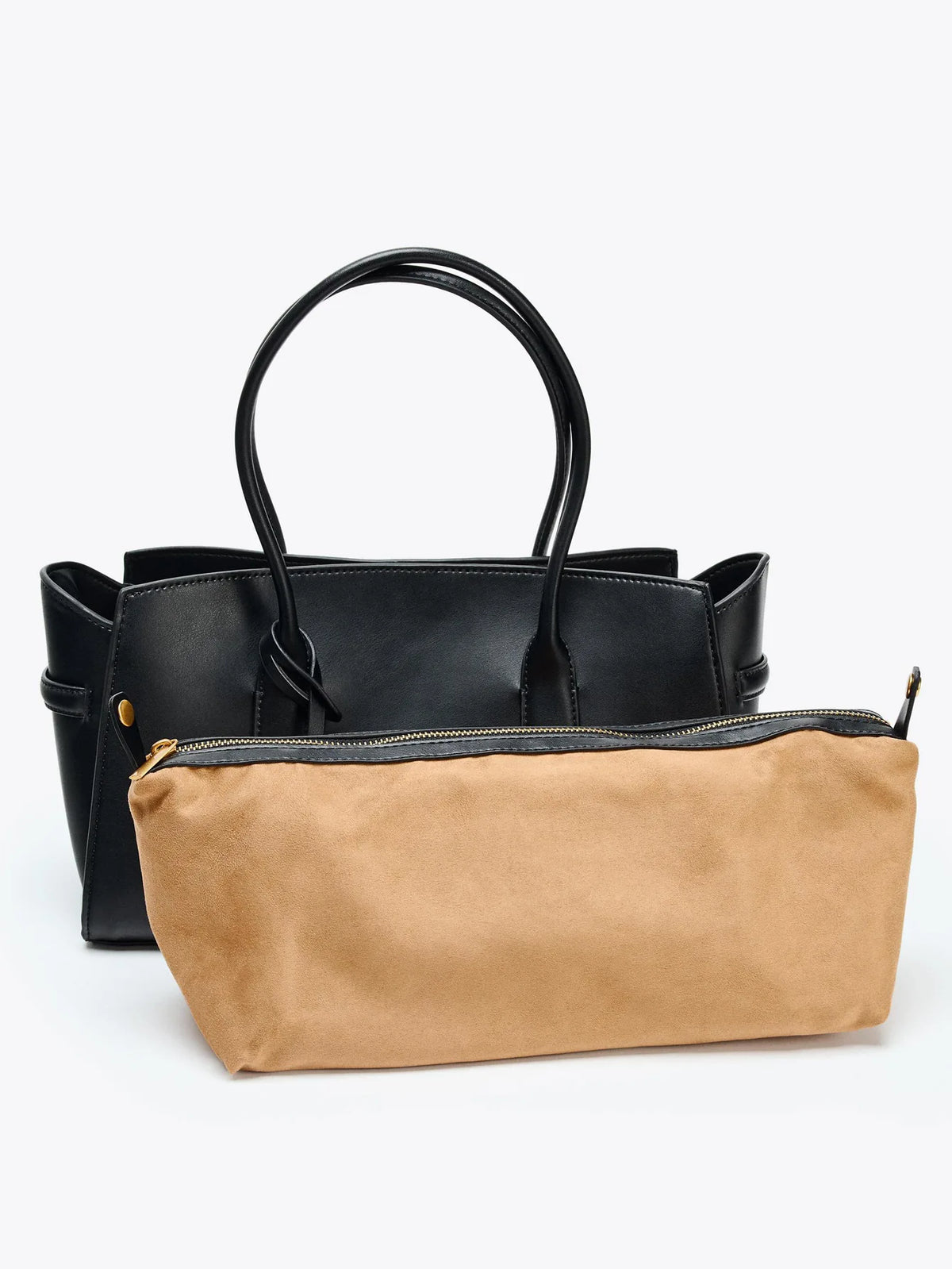 Structured Shoulder Tote Bag